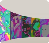 リヴリーポスターの壁・1