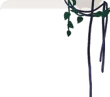 水辺に垂れる植物・右