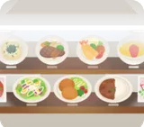 洋食屋さんのショーケース