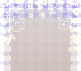 小花のチェック柄フィルター