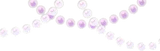吊り下げたフェイクパール