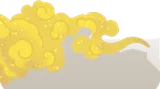 地の金の雲