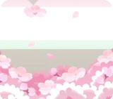 春の桜の草むら