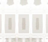 古びた柵・白