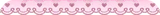 ピンクのレースフレーム