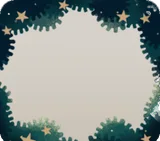 クリスマスリースのフレーム
