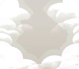 空から見た雲のフレーム