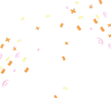 祝福の紙吹雪