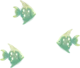 深き水底で泳ぐ魚