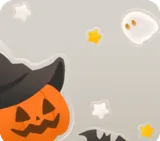 ハッピーハロウィンステッカー