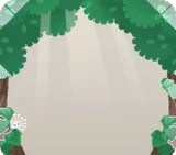 光が差し込む森