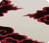 月を隠す黒雲