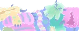 積み上がったモフモフ衣装