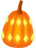ひし形のカボチャランタン