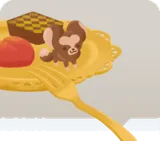 盛り付けられたチョコレート