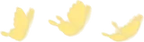 下を飛ぶ蝶の群れ