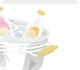 冷えたカラフルドリンク
