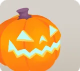 カボチャランタンの飾り・オレンジ