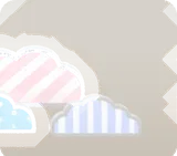 雲のパネル・左