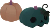 ツタが絡まるカボチャ