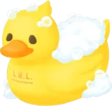 アヒルのもこもこお風呂
