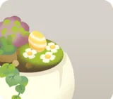 タマゴ型鉢植え・ミニガーデン