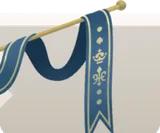 秩序のキングの黒旗