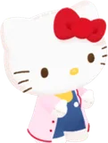 ラボのハローキティぬいぐるみ