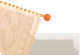 編み途中のニット