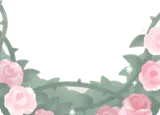 庭園を囲む薔薇