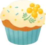 おやつのミモザカップケーキ