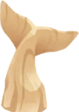木彫りのクジラ