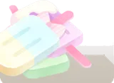 ツートンカラーアイス