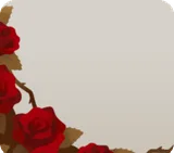 暗く艶やかに咲く薔薇
