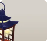 灯籠を用いた東屋