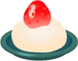 美味しそうな小さめの苺大福