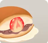 苺が入った分厚いどら焼き