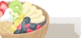 フルーツたっぷりのアサイーボウル
