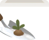 植え替え用スコップ