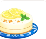 レモンスライスのせチーズケーキ