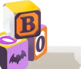 ハロウィンのつみき