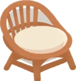 ラタンのローチェア