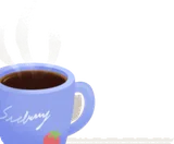 あたたかいコーヒーのマグ