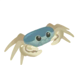 青いサワガニのフィギュア