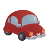 ブリキの車・赤