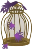 何者かが入っていたかゴ