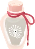 ケセランパサランの瓶