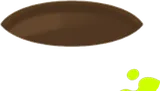 まるでコーヒーみたいな水たまり