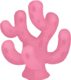 ピンク色の珊瑚