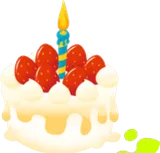 イチゴのケーキ